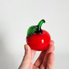 Fruits et légumes en verre soufflé vintages