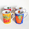 Tasse Fruit/Légume vintage en céramique