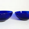 Saladier vintage en verre cobalt [formats variés]