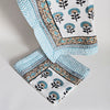 Lot de 4 serviettes de table imprimées vintages