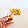 Lot de 6 verres à shot ambré Luminarc