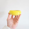 Coupelle en céramique jaune artisanale seconde main