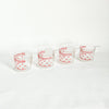 Tasses à espresso vintage à pois