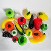 Fruits et légumes en verre soufflé vintages