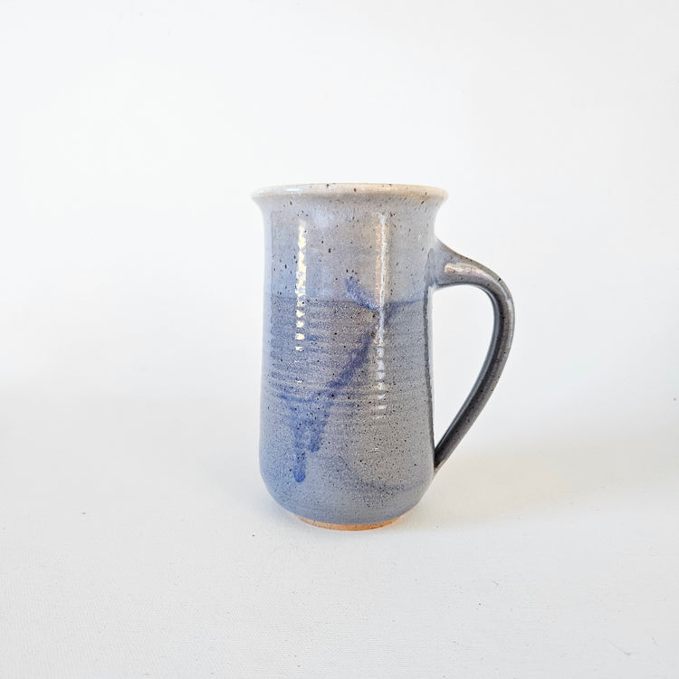 Tasse-mug en céramique bleu seconde main