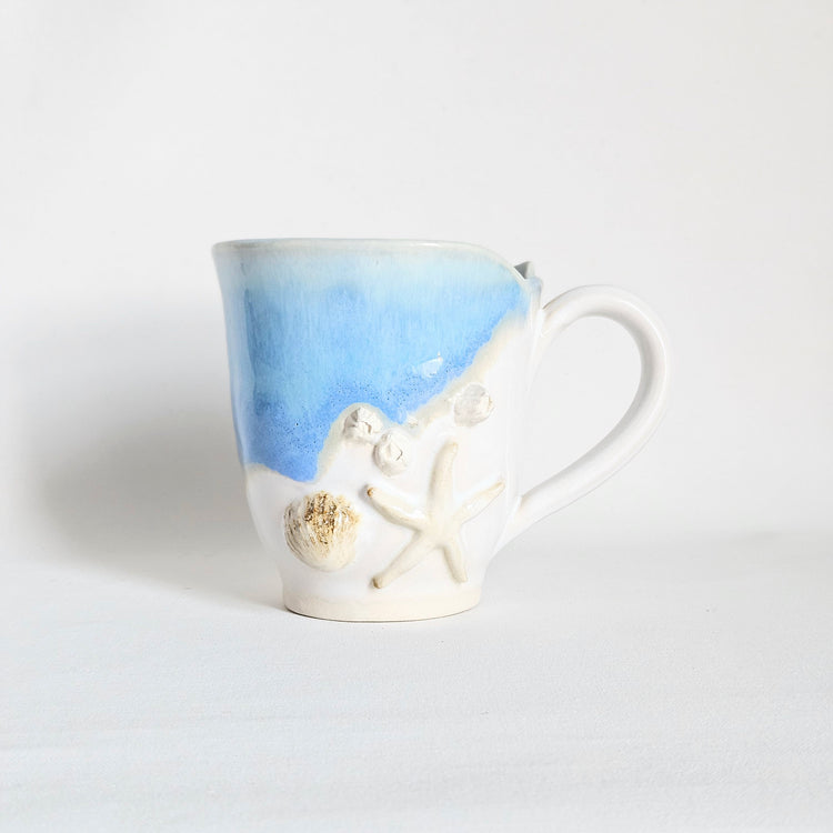 Tasse vintage en céramique, Mussels & More Pottery