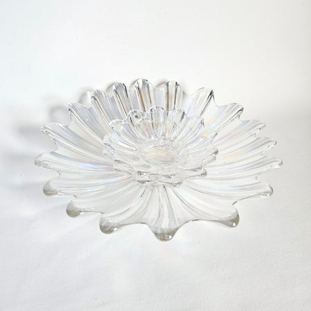 Bol à fruits et coupelles fleur vintage