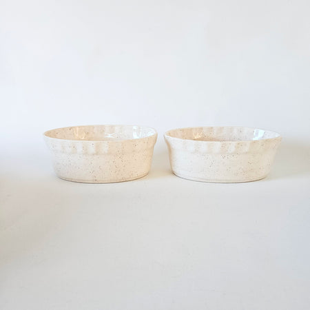 Lot de 2 petits plats-ramequins en céramique seconde main