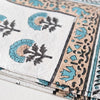 Lot de 4 serviettes de table imprimées vintages