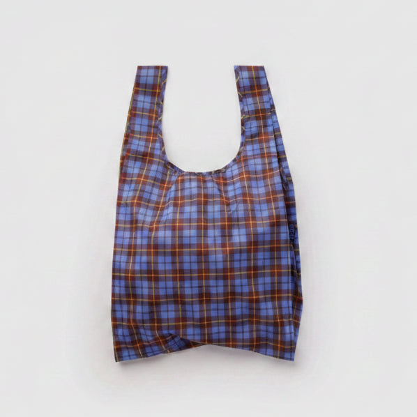 Sac réutilisable standard Tartan bleu