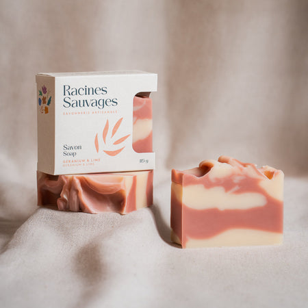 Savon naturel - Géranium et lime