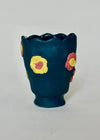 Vase floral vert de mer