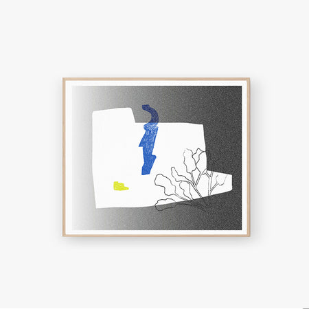 Affiche risographie 'Nature Morte'