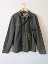 Floral embroidered shirt size L