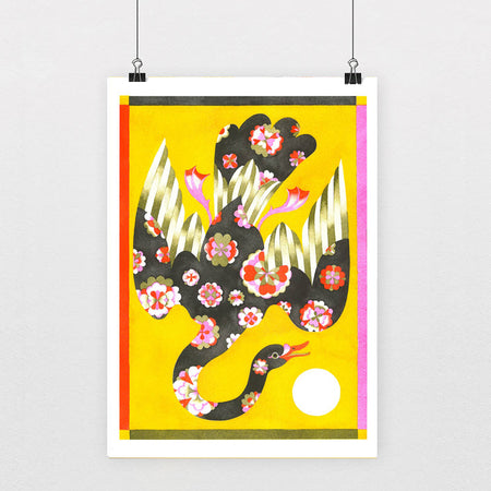 Affiche risographie 'Sing'