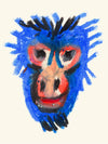 Affiche 'Singe bleu'
