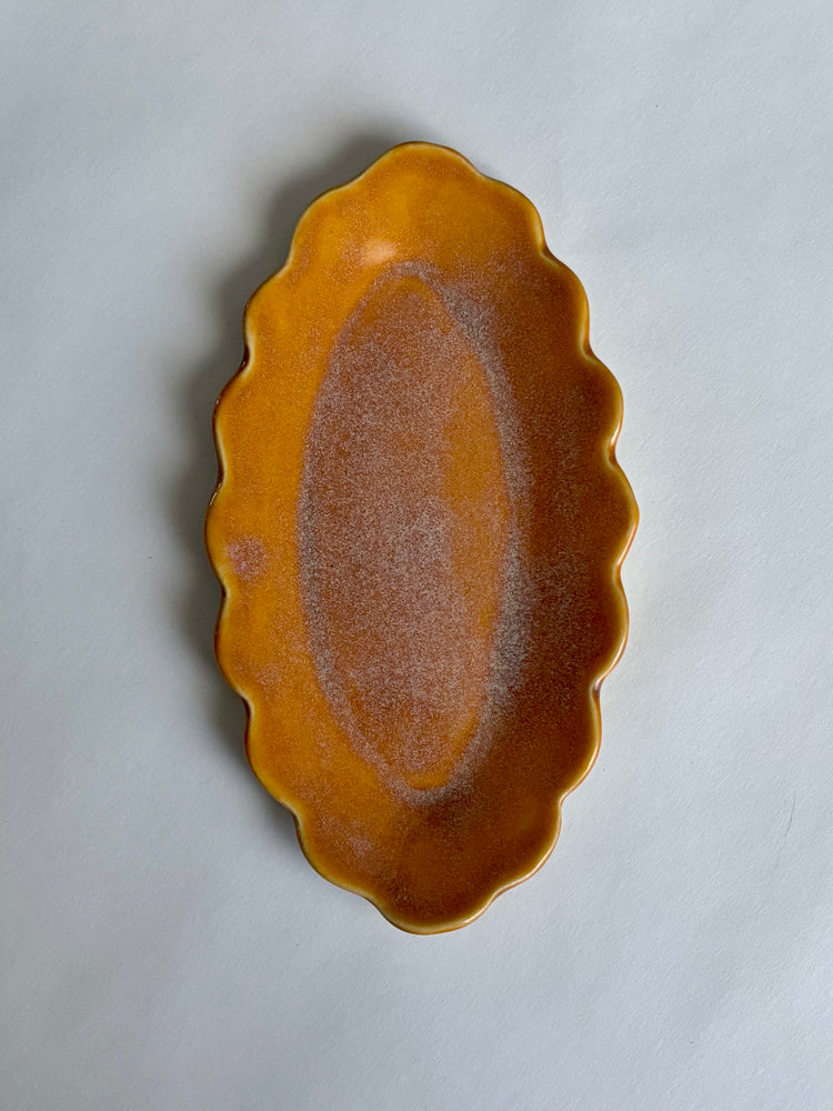 Plateau en porcelaine [formats et couleurs variés]