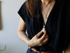 Collier pendentif Solenne - Quartz rose