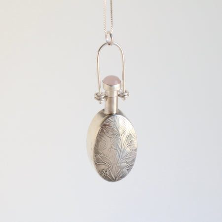 Collier pendentif Solenne - Quartz rose