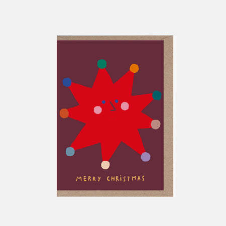 Carte de souhaits Étoile festive