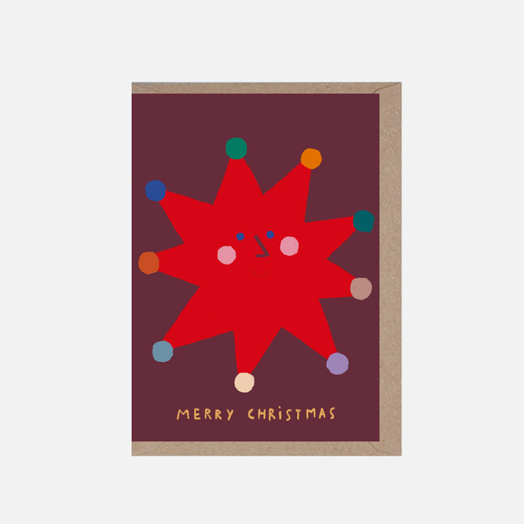 Carte de souhaits Étoile festive