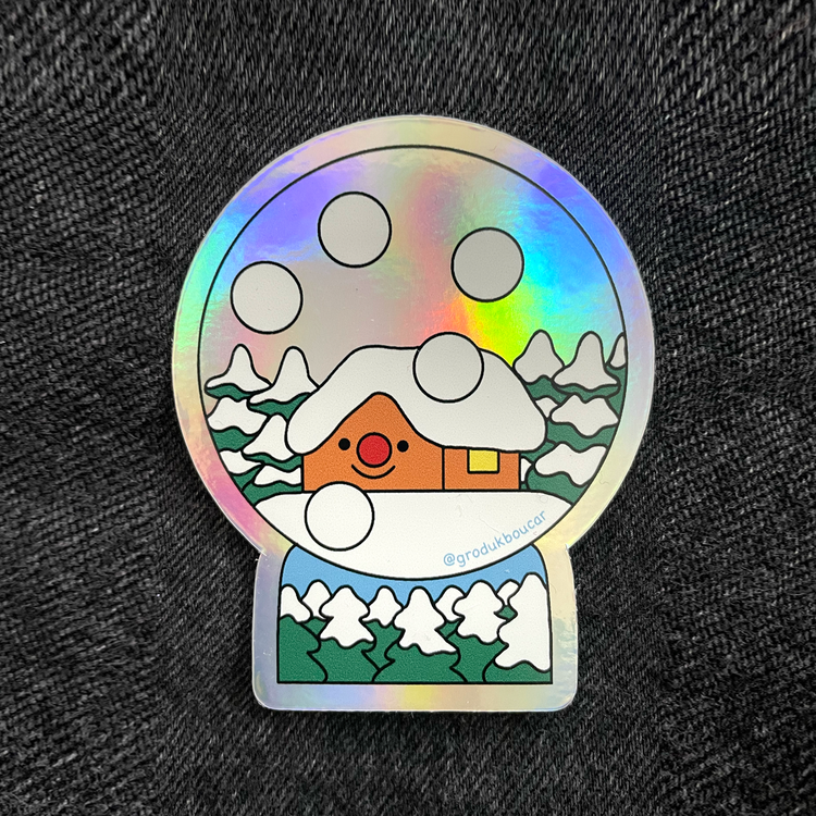 Autocollant Snow Globe