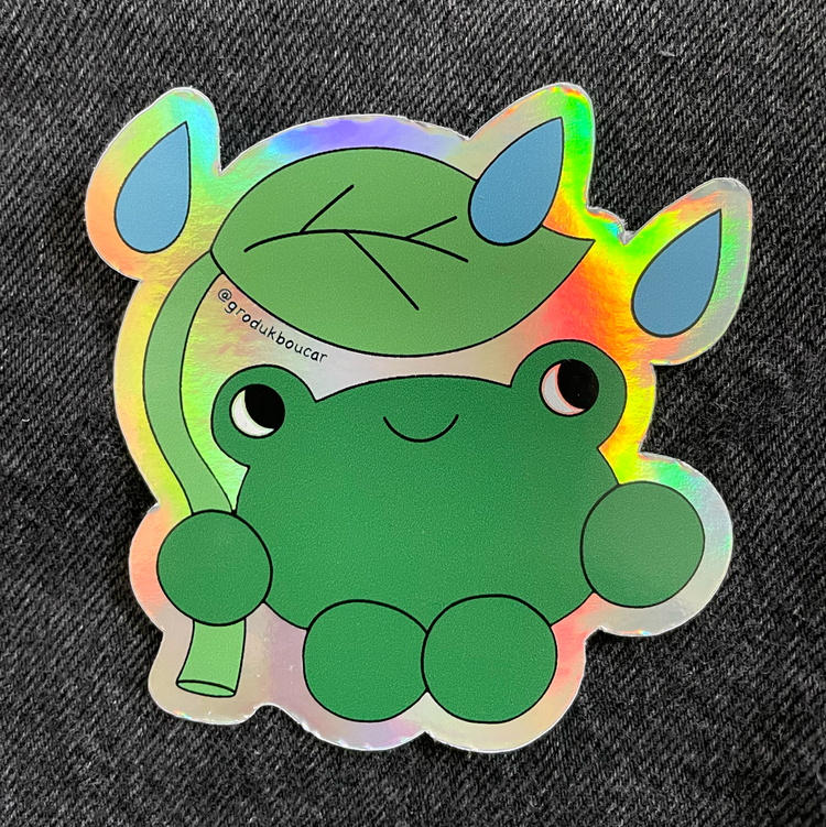 Autocollant Rainy Frog