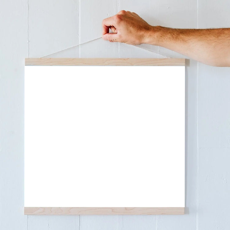 Support affiche magnétique érable 8po / 20cm