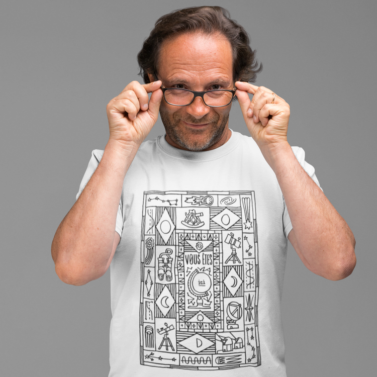 Unisex t-shirt 'Art T-shirt Club' by Julien Castanié