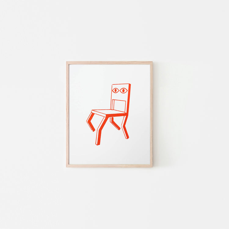 Affichette 'Chair'