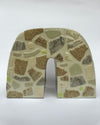 Terrazzo arch vase