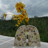 Terrazzo arch vase