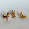 Figurine Tiny Gold Cat Loaf