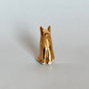 Figurine Tiny Gold Cat Sitting