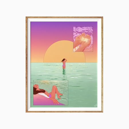 Poster 'Topless on the beach'