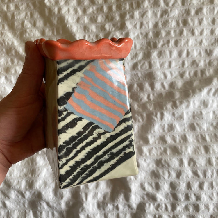 Nerikomi Tower Vase