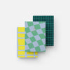Trio de carnets de poche Damiers