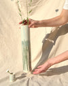 Two-tone striped vase