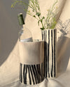 Vase rayures fines et larges