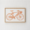 Affiche sérigraphiée 'Shiny bike'
