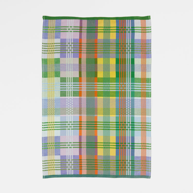 Wild Weave Lilac Green Tea Towel