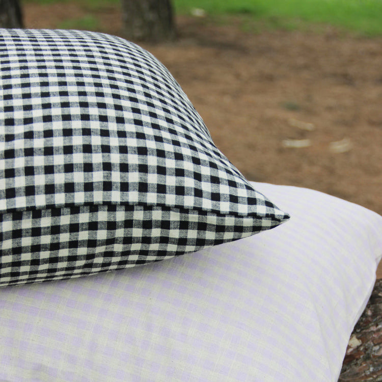 Housse de coussin Vicky noir