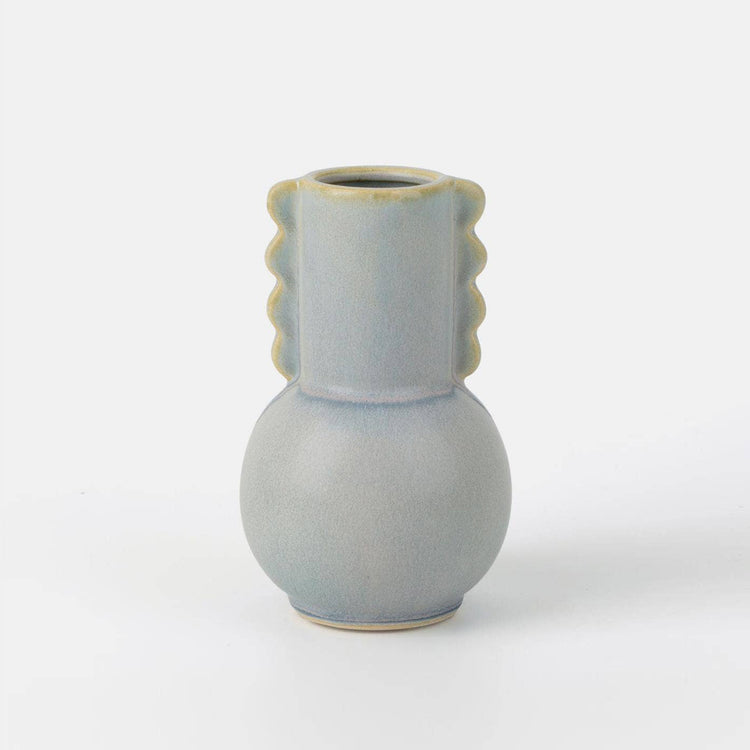 Medium Wavy Ceramic Vase