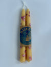 Botanical Beeswax Candle Duo [8in - Assorted Flowers]