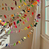 Wool shavings garland