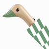 Parapluie compact 'rayé vert'