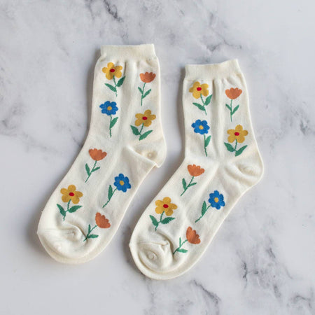 Favorite Flowers Socks 