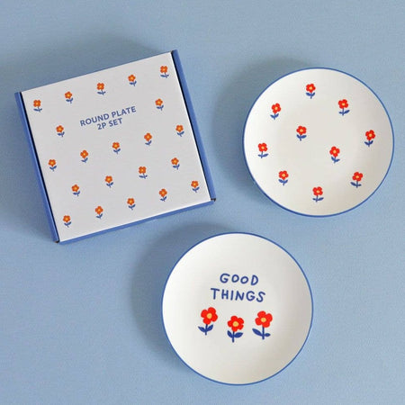 Set of 2 Daily plates 