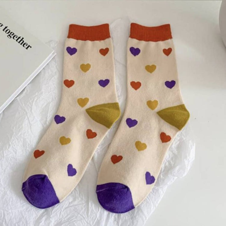 Chaussettes coeurs Dolly