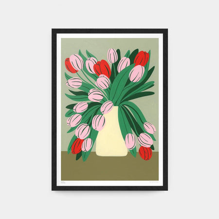 Affiche 'Pink Tulips'
